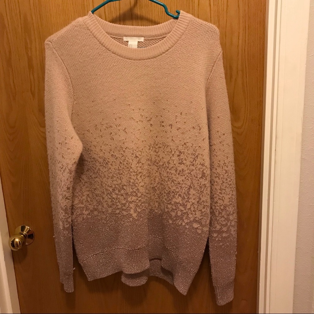 H&M Rose Gold Sweater